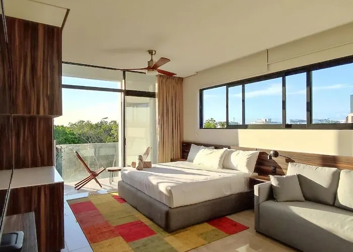 Modern Studio With Grate View Pool&Gym Aldea Zama