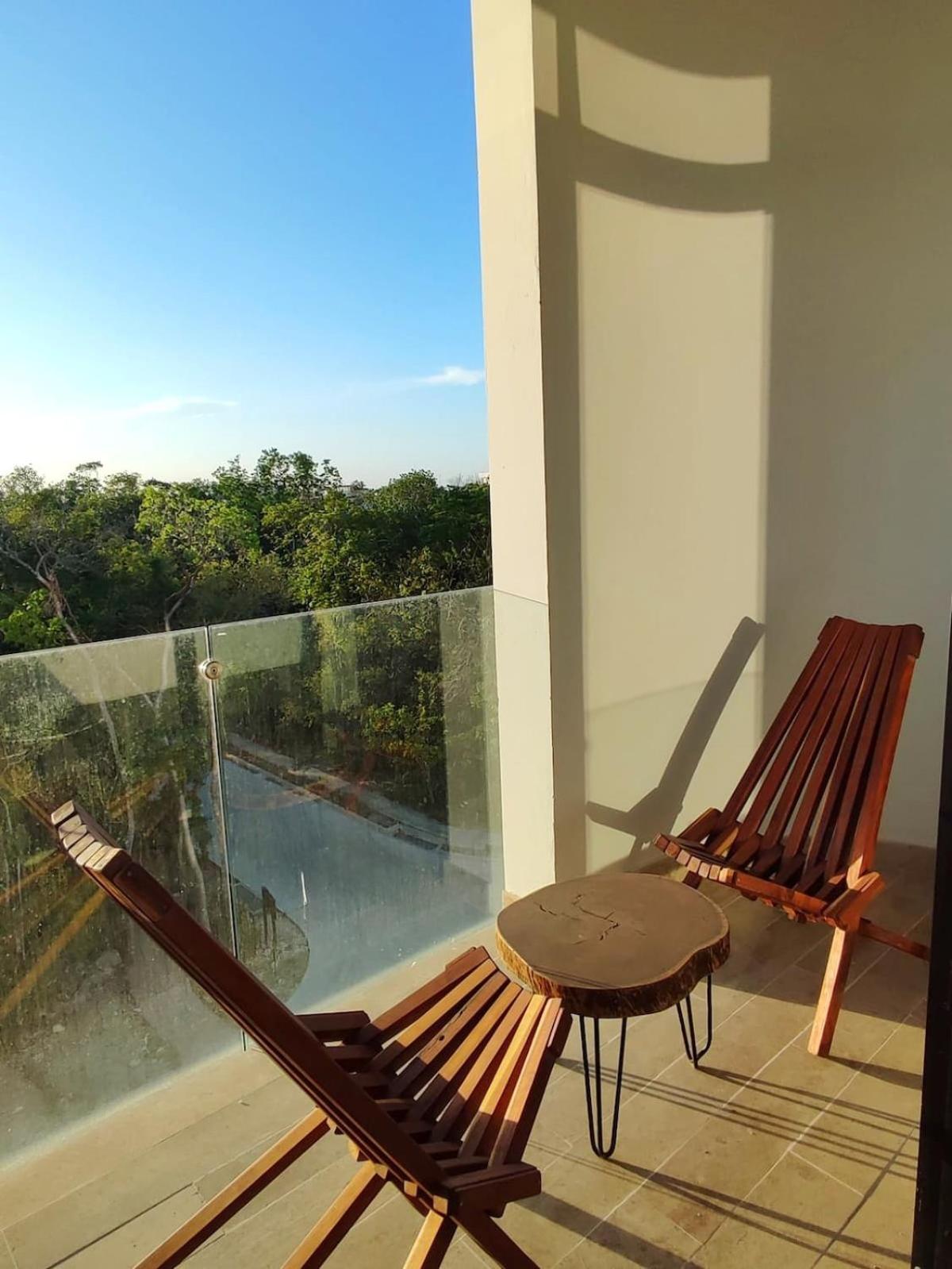 Modern With Grate View Pool&gym Aldea Zama Appartement Tulum
